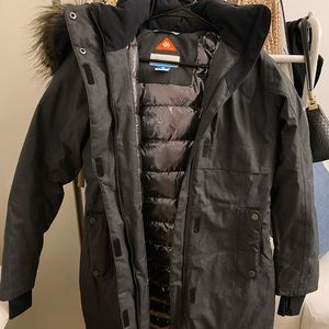 Columbia omni heat down jacket with hood